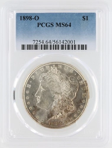 1898-O  Morgan Dollar PCGS MS64 New Orleans Minted Silver Dollar No Reserve