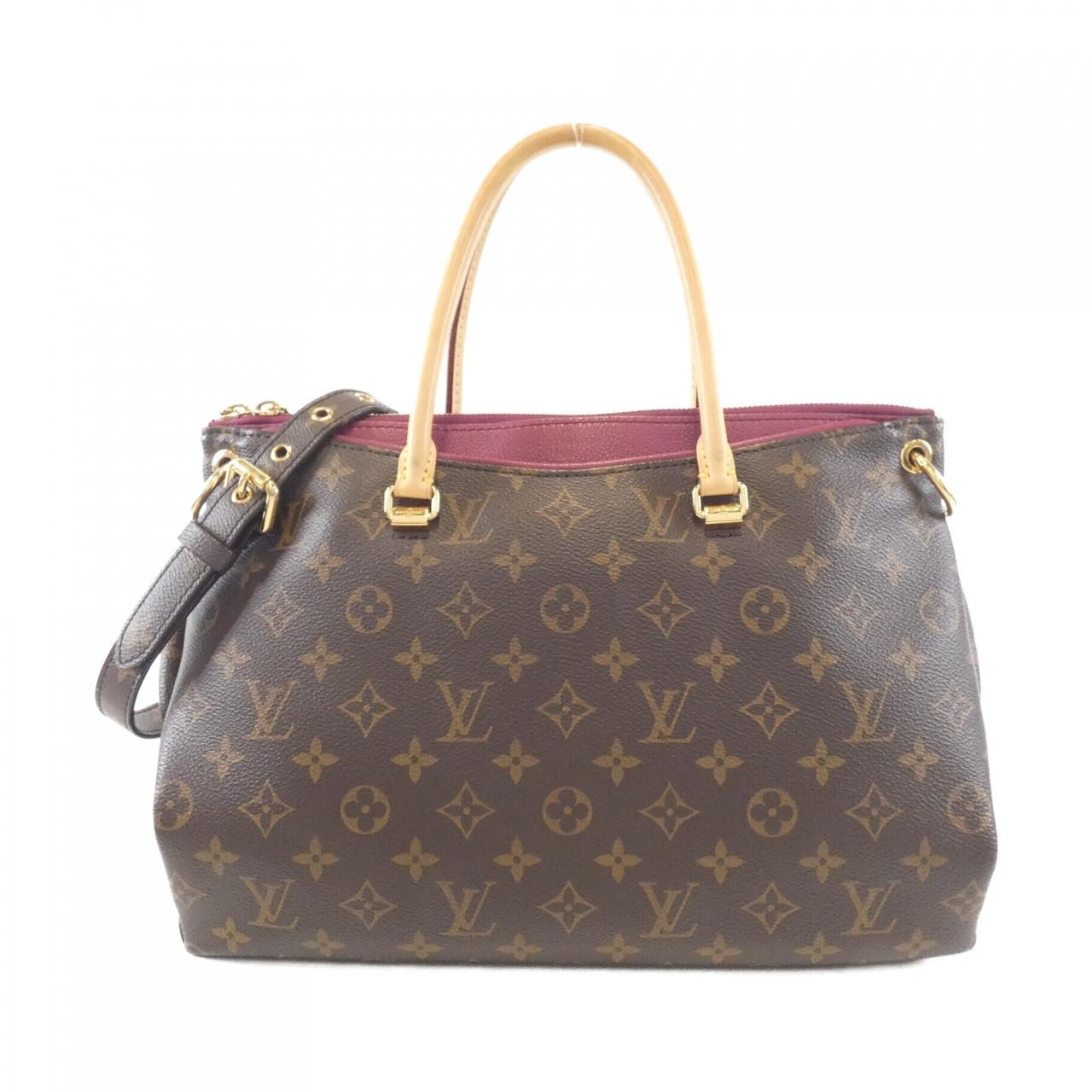 Authentic LOUIS VUITTON Monogram Pallas M40906 Bag  #270-004-176-9994