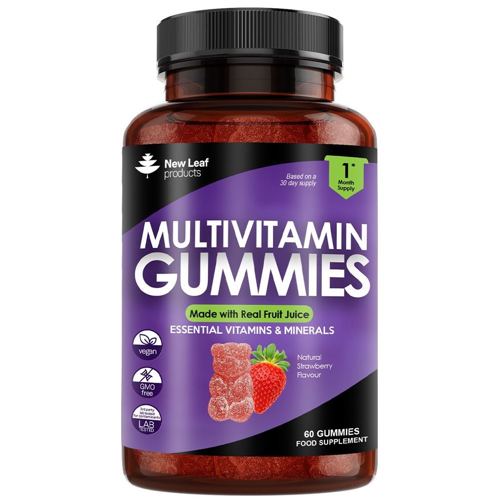 New Leaf Products Multivitamin Coated Gummies For Adults 60 gummies - 4 Pack - Image 4