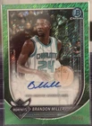 2025-26 Bowman Chrome Brandon Miller Green Shimmer Autograph /99