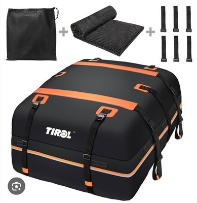 Tirol Roof Bag Car Soft Box 20 Cubic Ft  Waterproof w/Reflective Strip
