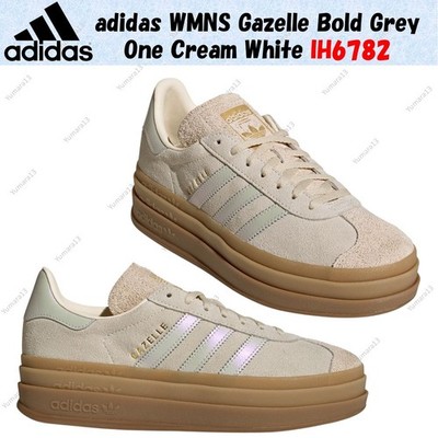 adidas WMNS Gazelle Bold Grey One Cream White IH6782 Damen Gr.