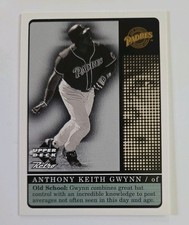 TONY GWYNN 1999 UPPER DECK RETRO CARD OLD SCHOOL/NEW SCHOOL LEVEL 2 #S15 - 24/50