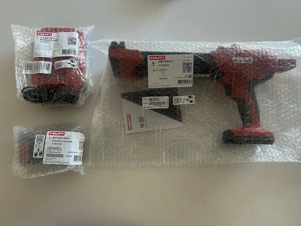 NURON Hilti HDE 500-22 / C 4-22 115V / BATERÍA B 22-55 PAQUETE NUEVO **NUEVO** Foto 4 de 4