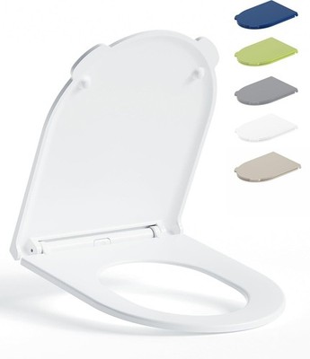 NeoArt Premium Soft Close WC-Sitz mit hygienischem & einfach zu bedienendem Griff - stabil