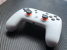 Google Stadia Gaming Controller, Bluetooth Enabled, Clearly White, No Chromecast
