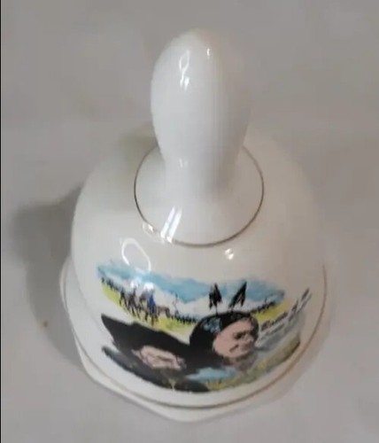 Battle of the Little Bighorn Dinner Bell By Lipco China Souvenir Collectable - Picture 3 of 8
