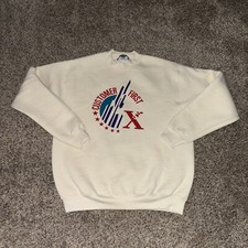 Vintage  Xerox Company Advertising Promo Sweatshirt Size Medium 1990s Lee Unworn