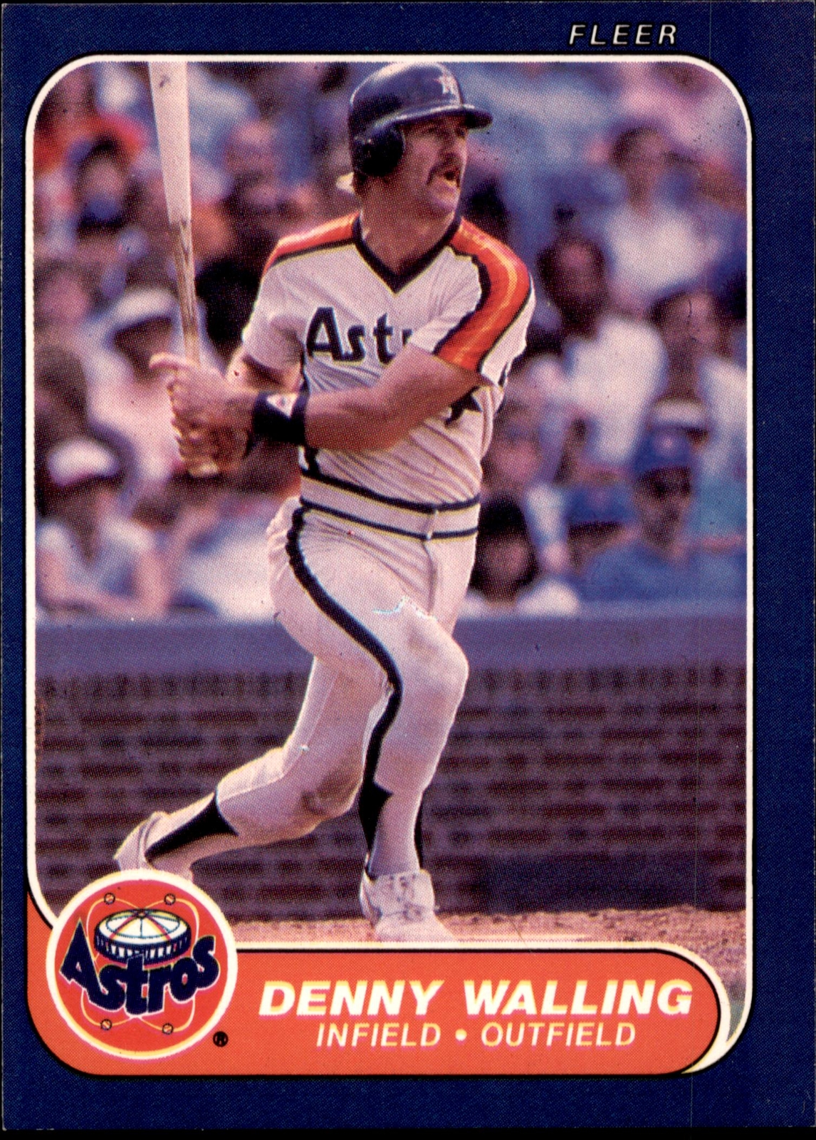 Denny Walling #314 1986 Fleer