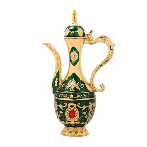 Turkish Tea Set Vintage Turkish Coffee Set with Pot and 6 Cups for Home Decor - Picture 16 of 22
