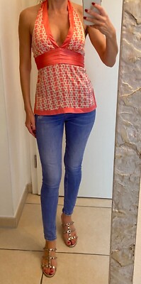 bebe Neckholder Top Gr. XS