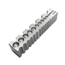 Multi Purpose Steel Dapping Block 8 Inch Metal Forming Jewelry Making Tool