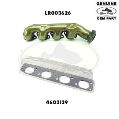 LAND ROVER EXHAUST MANIFOLD WITH GASKET LH RANGE LR3 RR SPORT LR003626 ...