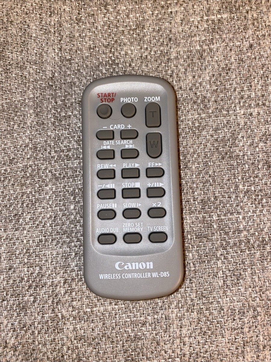 Remote Control For Canon VIXIA WL-D85 High Definition HD Camcorder