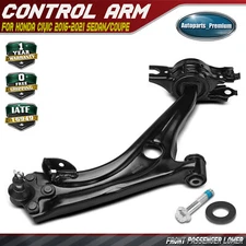 Front RH Lower Control Arm & Ball Joint Assy for Honda Civic 2016-21 Sedan/Coupe