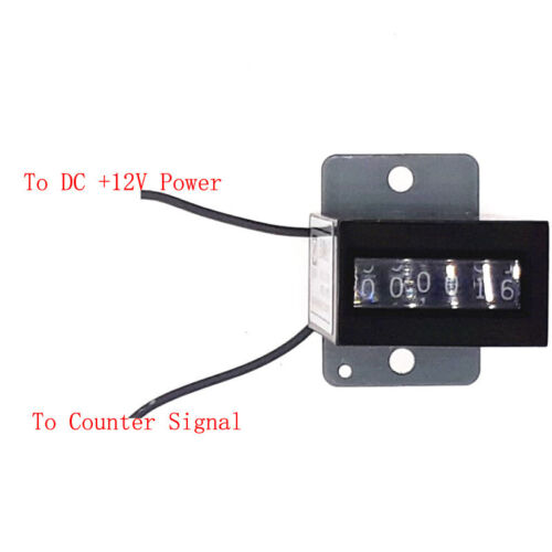 Coin Operated Arcade JAMMA Machine DC 12V 6 digits Mechanical coin meter - Picture 3 of 3