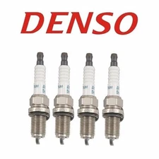 New Set of 4 Spark Plugs Iridium Long Life Denso For Honda Civic S2000
