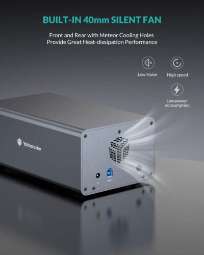 Dual 2 Bay USB 3.0 Type B Hard Drive Enclosure For 2.5" 3.5" SATA HDD SSD 32 GB - Picture 6 of 10