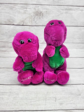  2 Barney Dinosaur Vintage 1992 Plush Lyons Group 13  Stuffed Animals