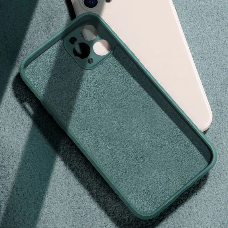 Case For iPhone 17 16 15 14 13 12 11 Pro Max XR Liquid Silicone Soft Phone Cover - Image 3 of 4