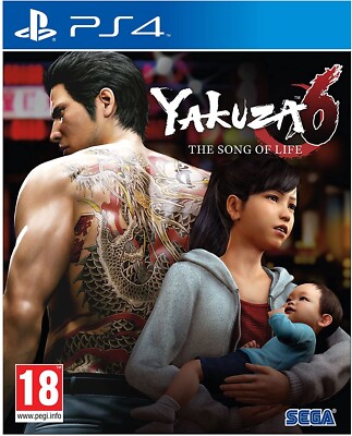 Yakuza 6 The Song of Life Original Release RE SEALED PS4 PAL Playstation 4