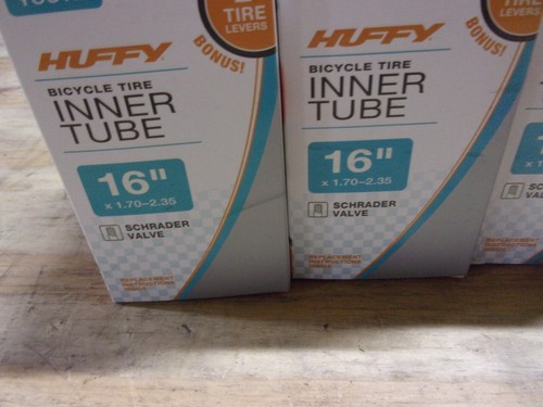 NUOVO HUFFY TUBI INTERNI BICICLETTA 16" QTY = 6 #301TU - Foto 2 di 3