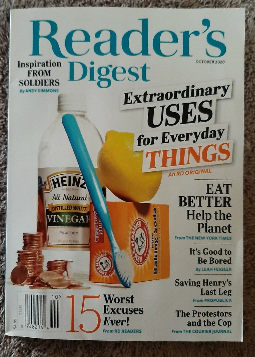 Reader's Digest Magazine October 2020 Issue - Everyday USES for