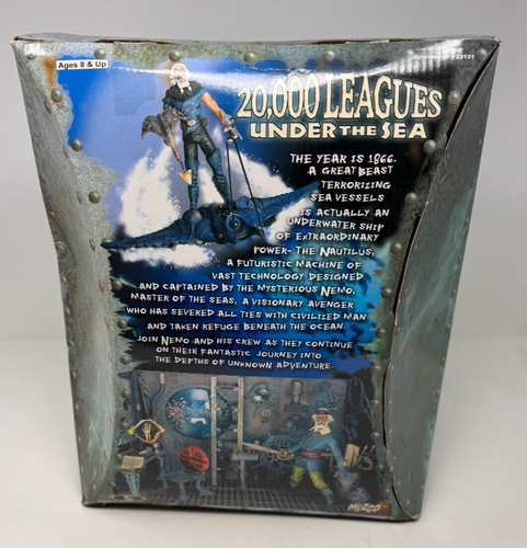 Mezco 20,000 Leagues Under The Sea WAVE RIDER NEMO 2001 Figure NEW SEALED - Afbeelding 4 van 5