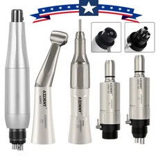 Dental Low Speed Handpiece Set/Hygiene Prophy Handpiece Air Motor 4Holes AZDENT