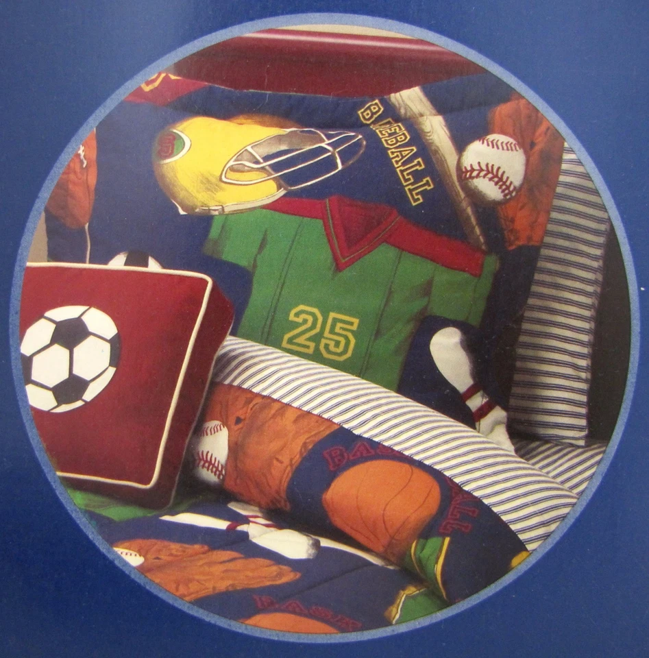 Pier 1 Kids Go Sports Almohada Falsa Talla Única Niño Cama Dormitorio Nuevo Foto 2 de 4