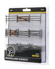Woodland Scenics A3001 O Scale Log Fence