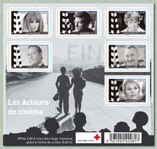 Feuillet F4690 - Grands noms du cinéma français - 2012