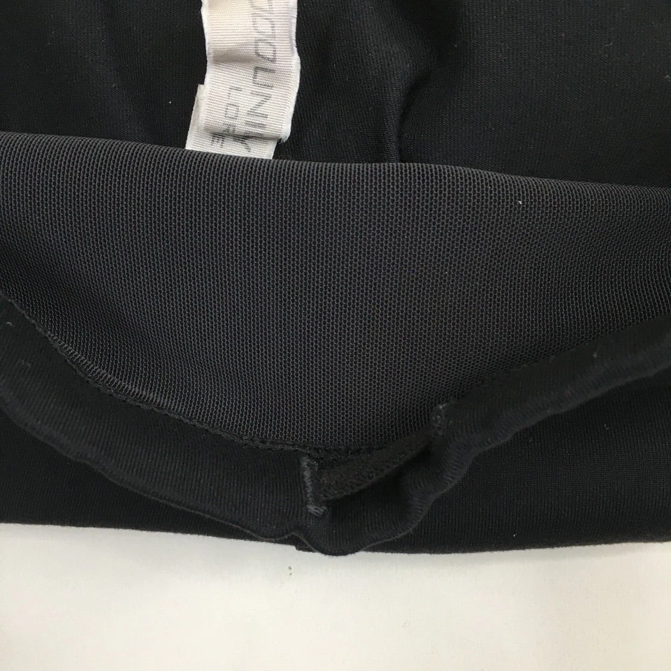 Leggings LORNA JANE Mujer Talla Pequeña Negro Blanco Logo Estampado Cordón Cintura Foto 3 de 4