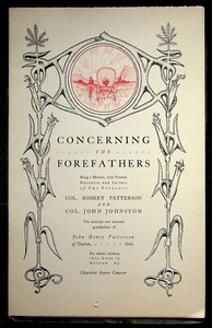  Robert Patterson John Johnston Conover Concerning The Forefathers Prospectus