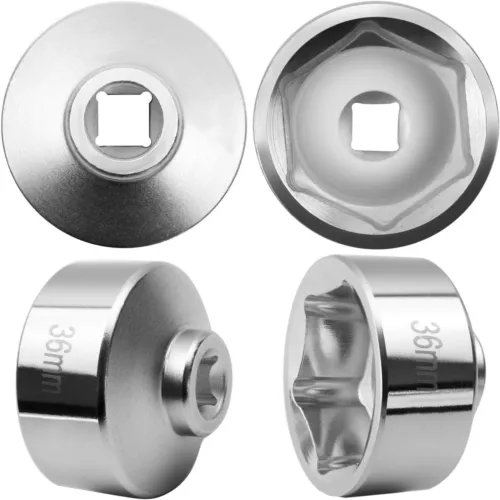 36mm Oil Filter Socket Tool 3/8"Drive Cap Remover Low Profile Socket Wrench C2C6 - Imagen 4 de 11
