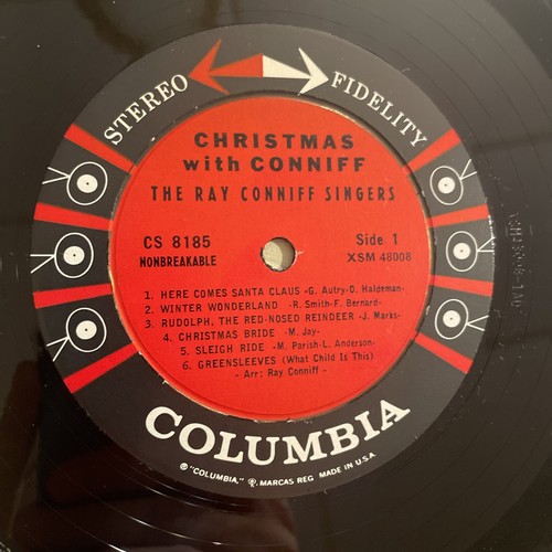 Christmas With Ray Conniff LP Columbia 6 Eye Stereo Original Holiday M-!!!!! - Picture 3 of 4