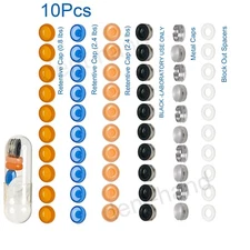 10Pcs Dental Strong Implant Retentive Caps Inserts Used for Locat0r Abutments
