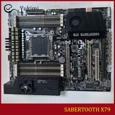 FOR ASUS SABERTOOTH X79 DDR3*8 LGA 2011 64GB Intel ATX Motherboard Test OK