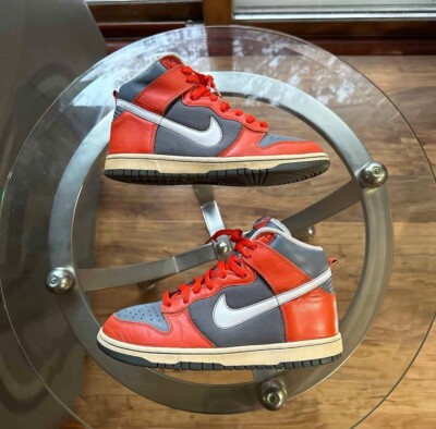 Size 8.5 - Nike Dunk High Orange Syracuse College Flint Grey Ramen 2006 Vintage