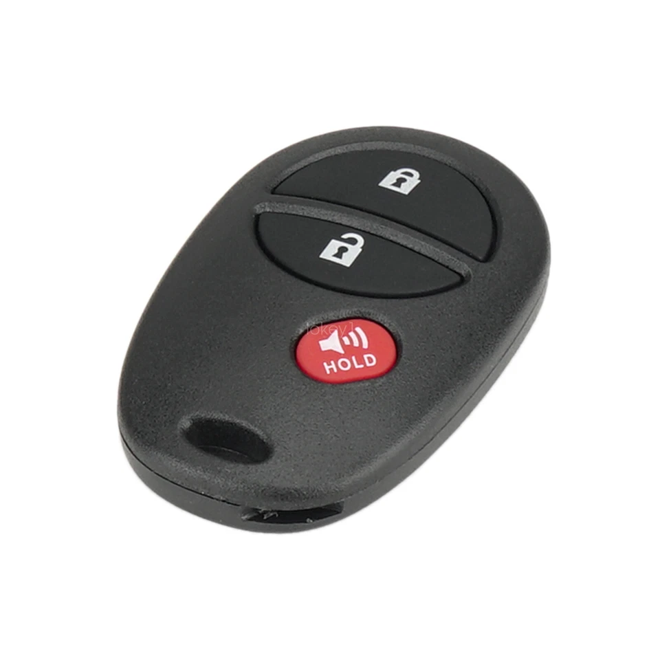 2 for 2005 2006 2007 2008 2009 2010 Toyota Tacoma 3B Remote Fob + Dot Chip Key - Image 3 of 4