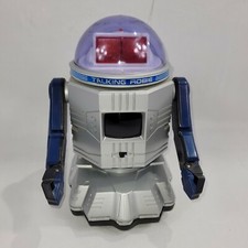 Talking Robie Vintage Radio Shack 9" Robot Silver Radio Controlled Electronic