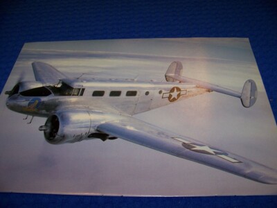 BEECHCRAFT D18S ''BEECH BABY'' ..1-PAGE COLOR PHOTO PAGE... (781MM)