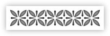 Border Pattern 1 Stencil - Choose a Size - Laser-Cut Reusable Plastic