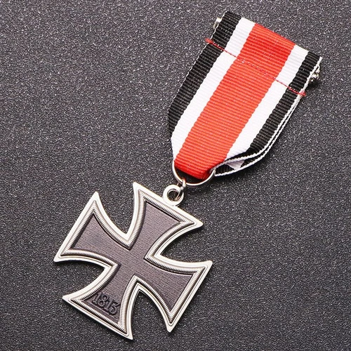 WW2 Iron Cross 2nd Class Badge Pin WWII German Medal Award Military Army Ribbon