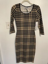 Beautiful Fitted Dress  With Strips