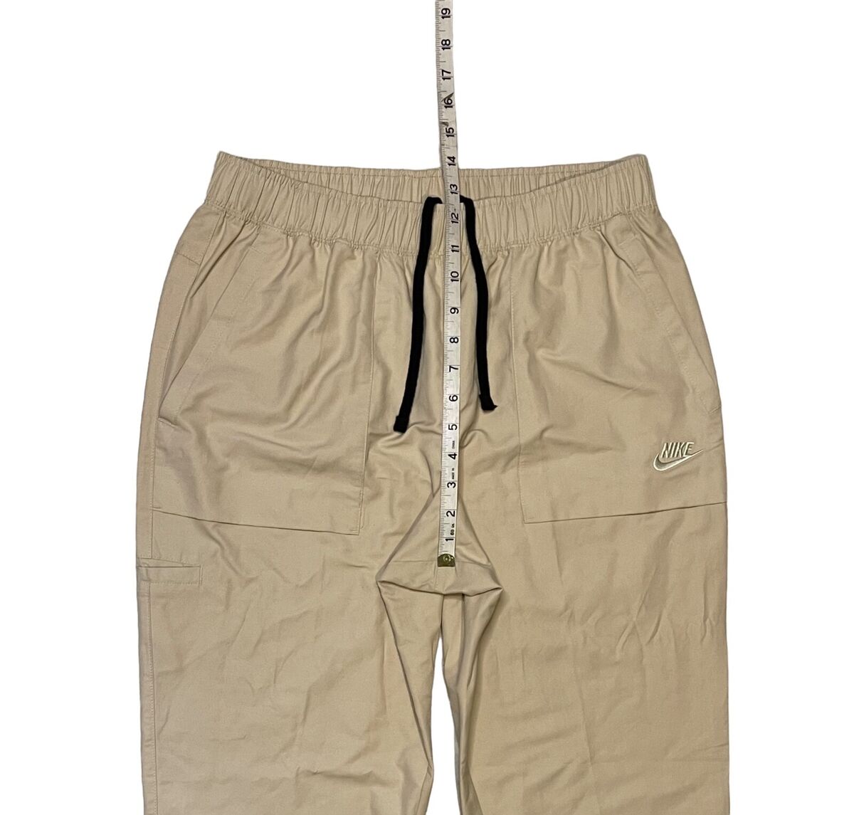 Nike Men's Medium Beige NSW City Edition Woven Pants Grain Nike Men's Medium Beige NSW City Edition Woven Pants Grain