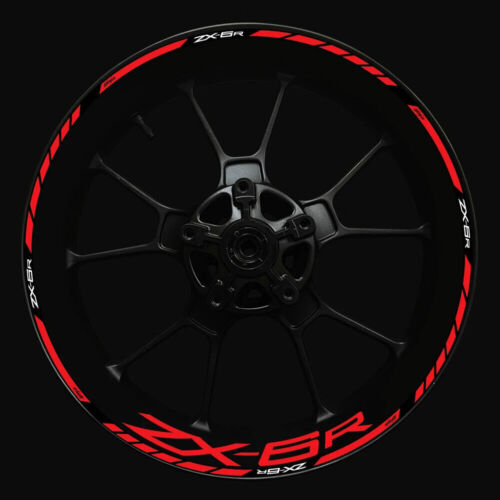 For Kawasaki ZX-6R zx6r Wheel Hub Rim Decorative Decal Reflective Sticker - Picture 8 of 20