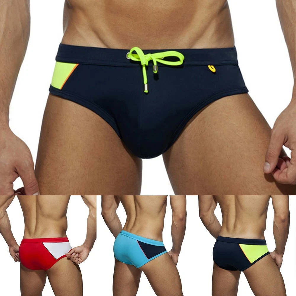 Solid color hotsell swim trunks