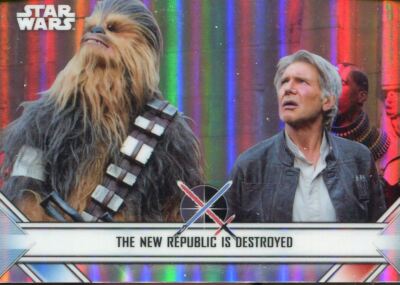 Star Wars Chrome 2020 EAW Chase Card EW-3 The New Republic Is Destroyed