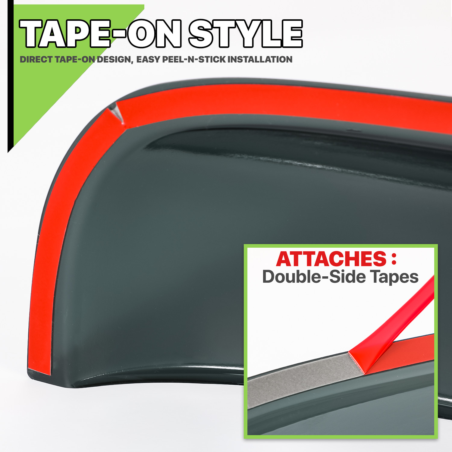 38" Tint Sunroof Moon/Sun Roof Window Visor Shade Vent Wind Rain Guard Deflector